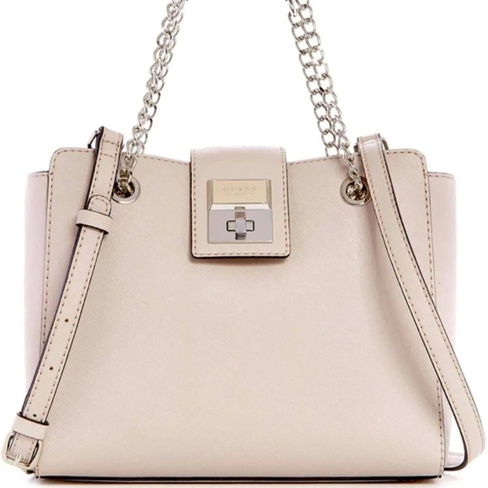 New GUESS Mariacarla Faux-leather Satchel bag